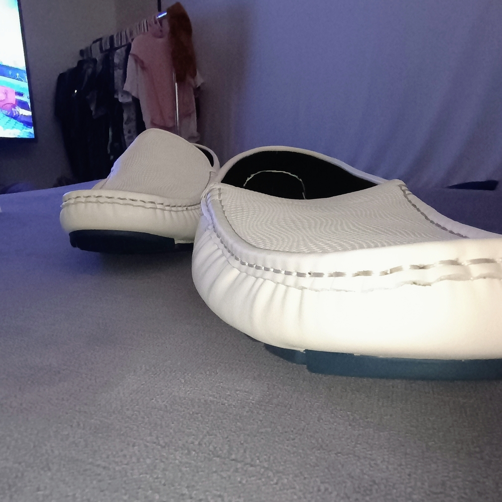 Kenneth Cole Men's White Loafers